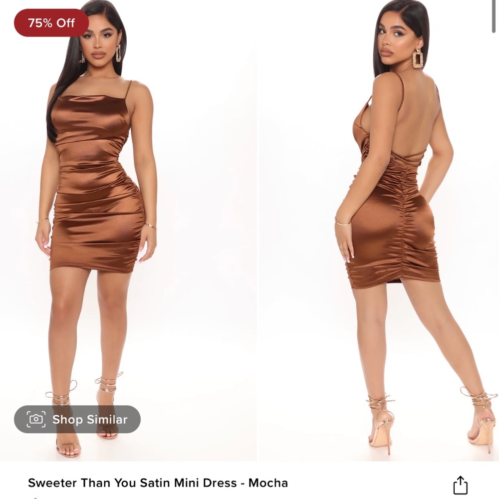 Fashion nova satin dress